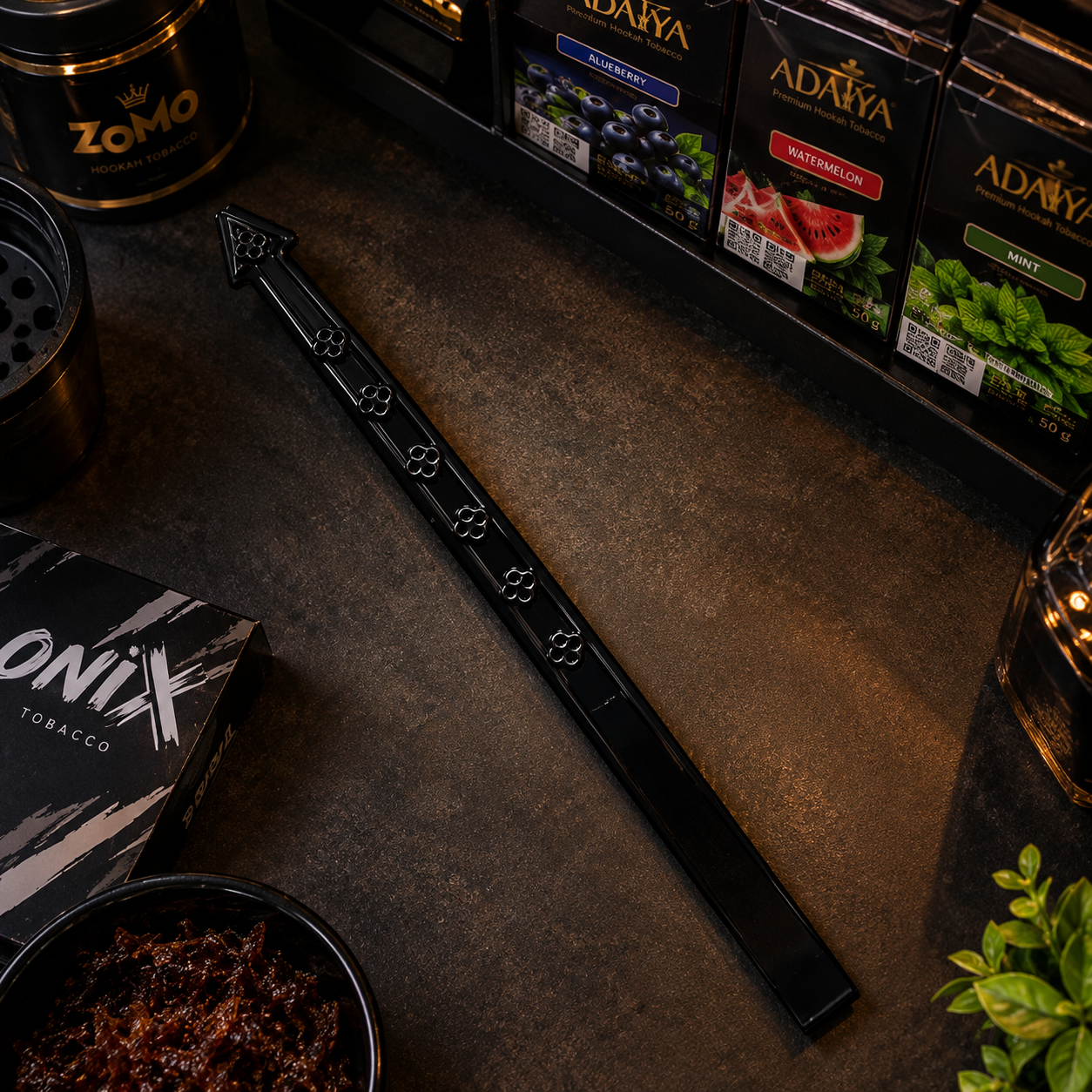 Pegador Av Hookah Grande Preto