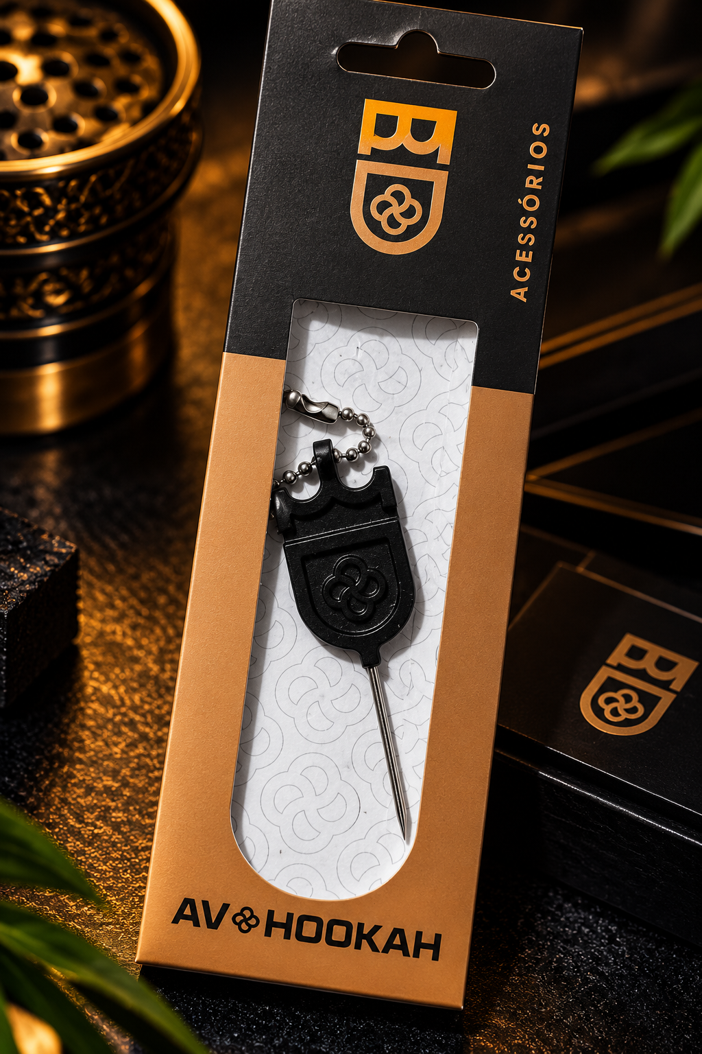 Furador Av Hookah Lux - Preto